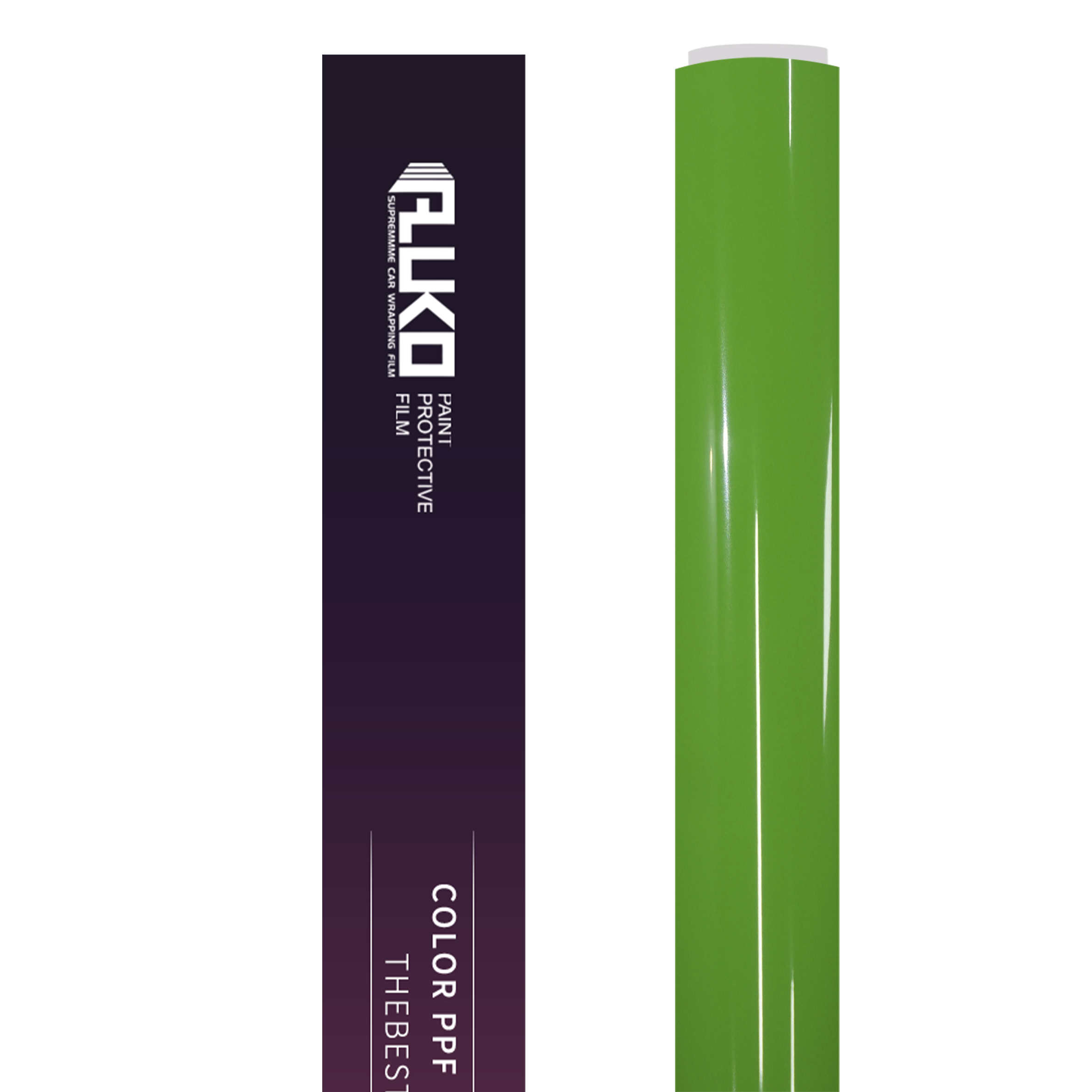 TPU Gloss Lizard Green Colored PPF Paint Protection Film