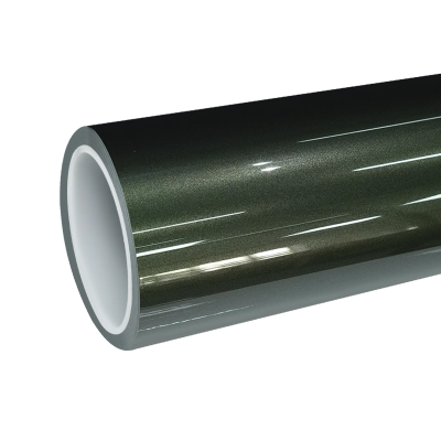 TPU Gloss Metallic Porsche Oak Green Colored PPF Paint Protection Film   01