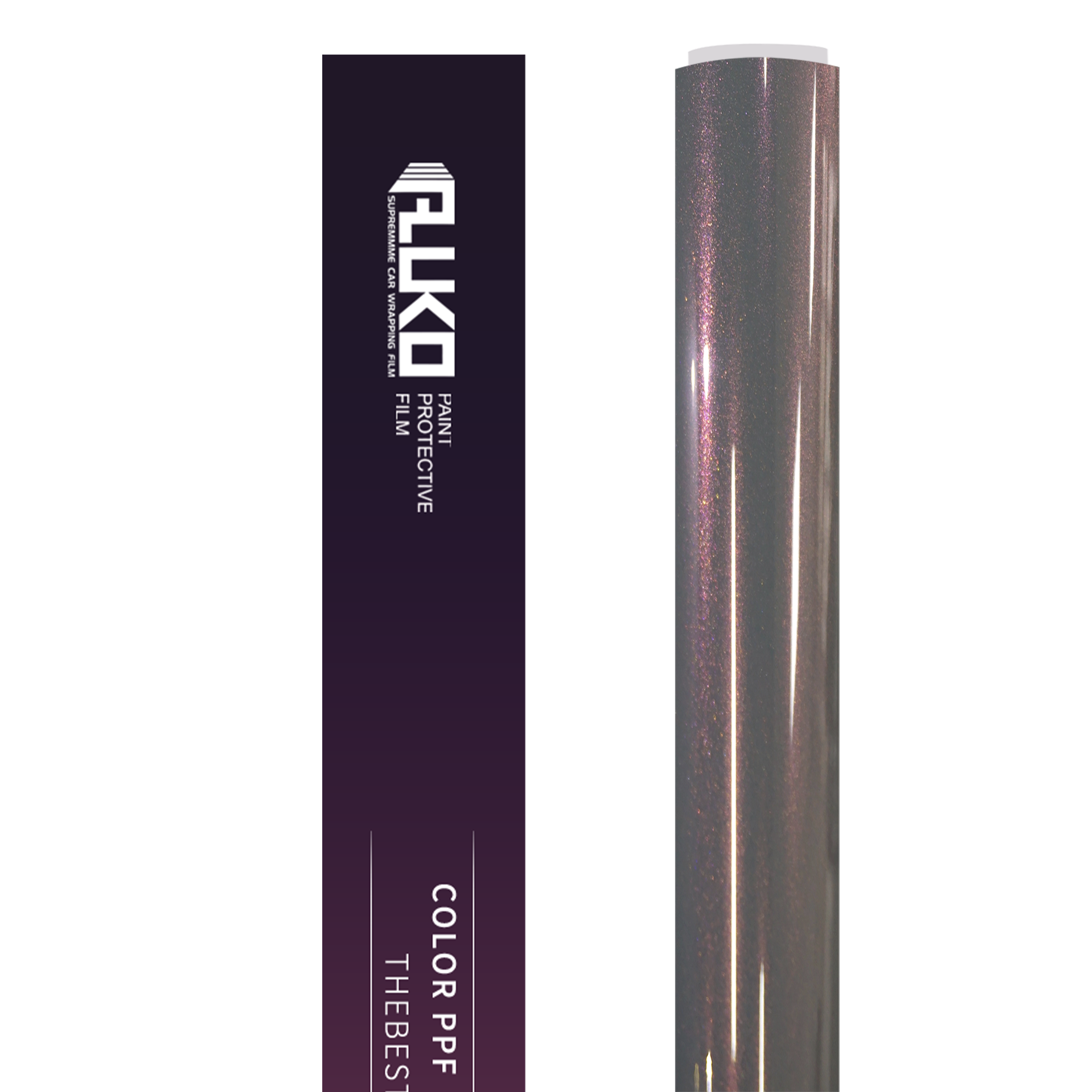 TPU Gloss Metallic Starry Sky Grayish Phantom Colored PPF Paint Protection Film