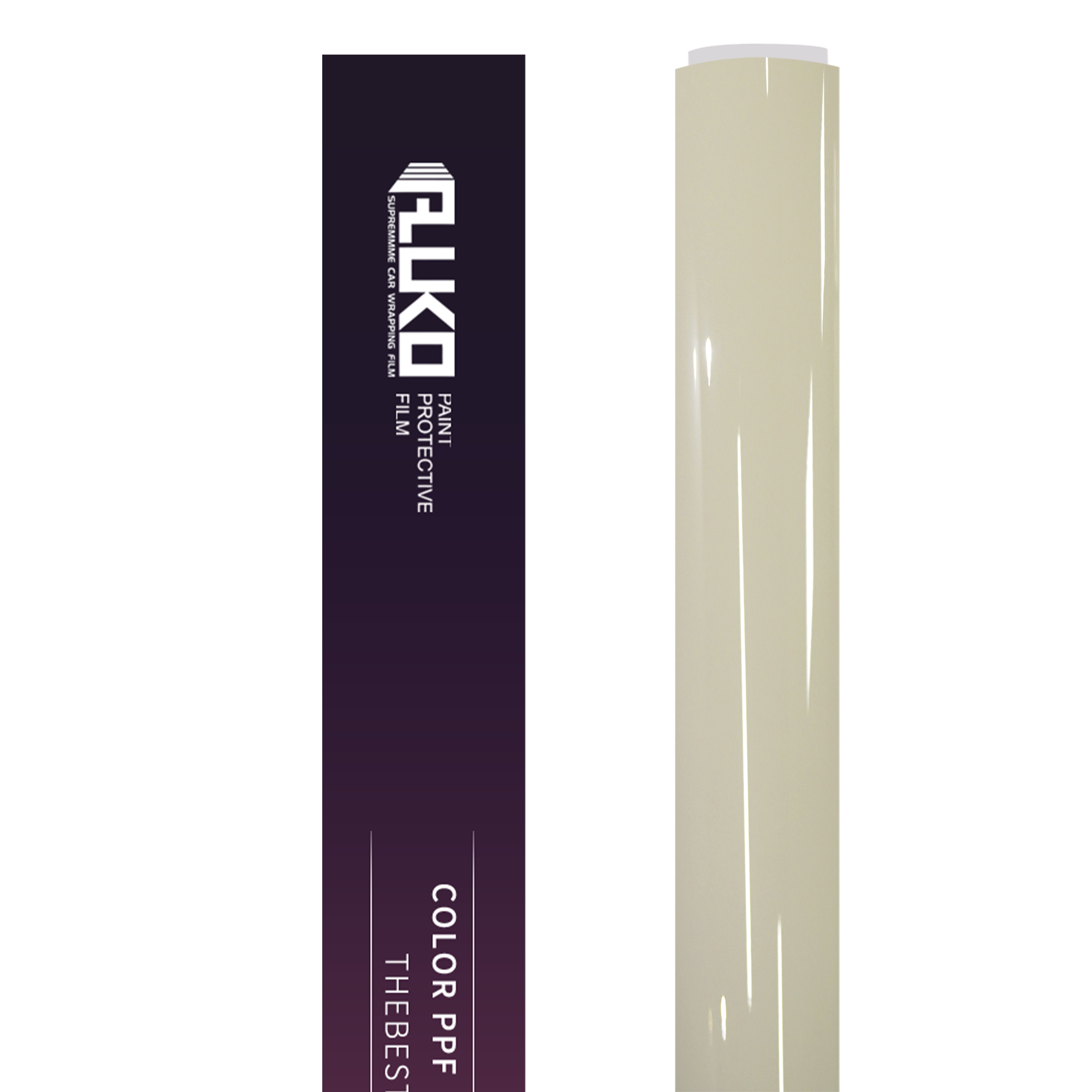 TPU Gloss Pepper White Colored PPF Paint Protection Film