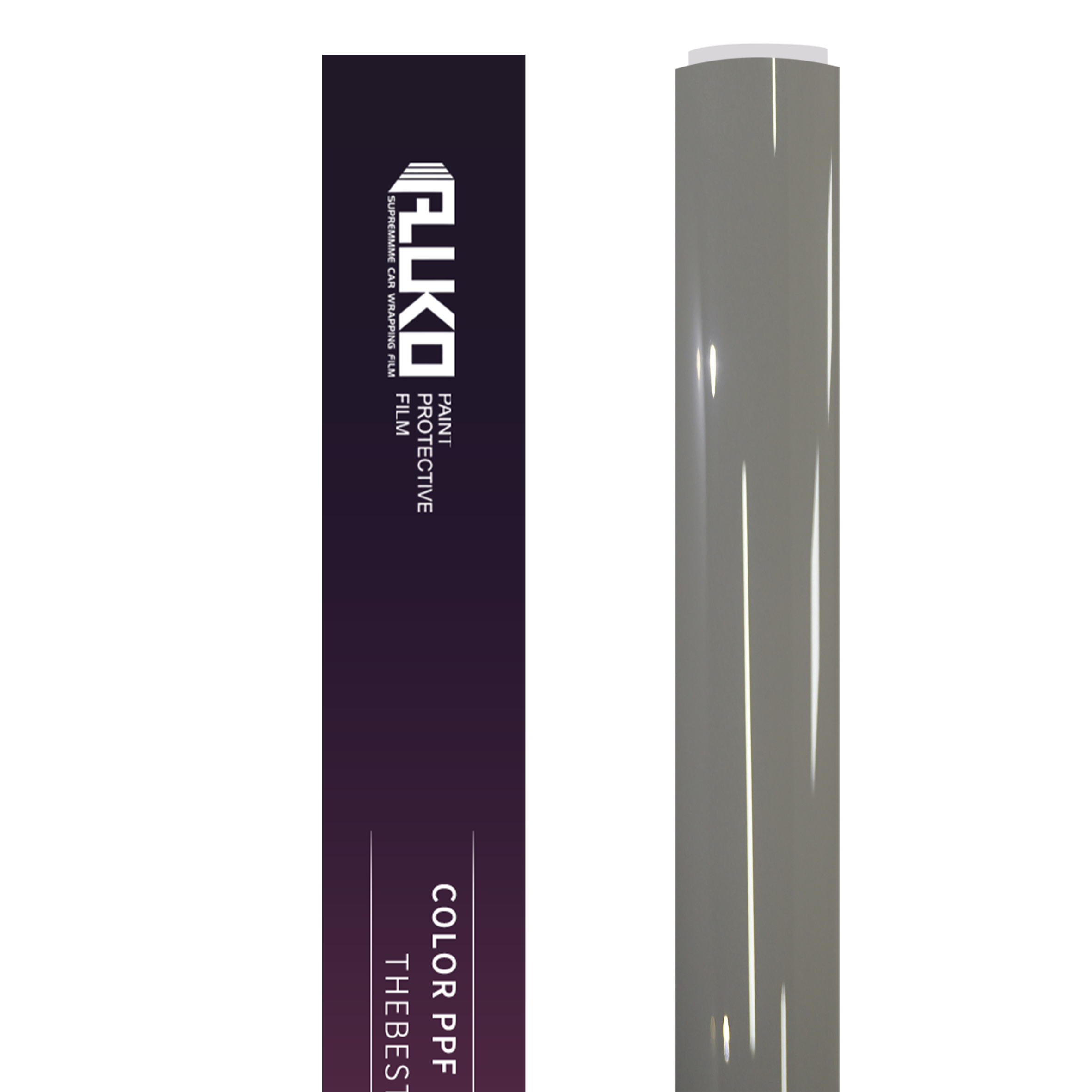 TPU Gloss Rock Gray Colored PPF Paint Protection Film