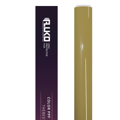 TPU Glossy AMG Desert Yellow Colored PPF Paint Protection Film 02