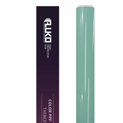 TPU Glossy Mint Green Colored PPF Paint Protection Film 02