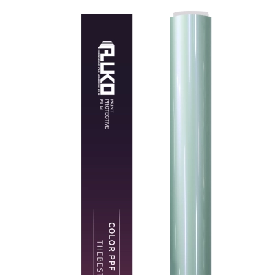 TPU Glossy Moonlight Jade Purple Colored PPF Paint Protection Film 02