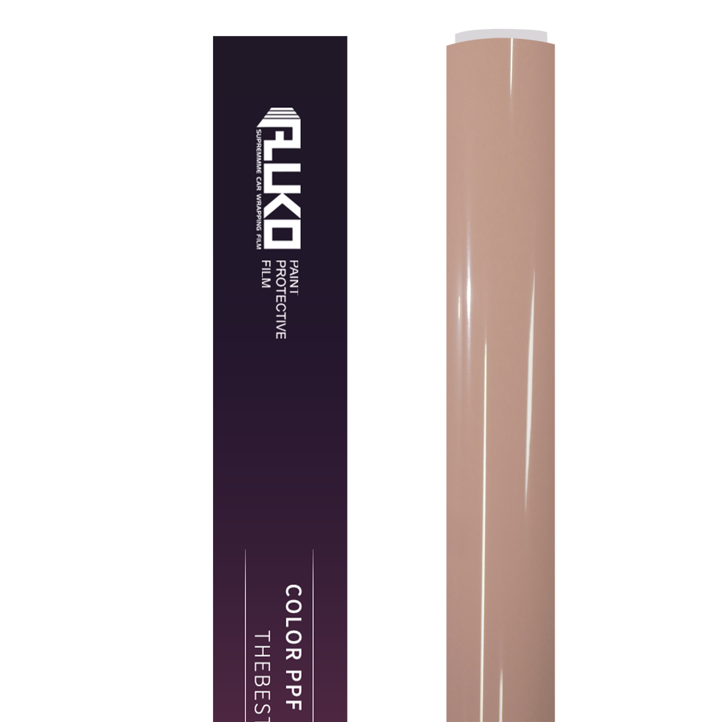 TPU Glossy Pearl Baby Pink Colored PPF Paint Protection Film