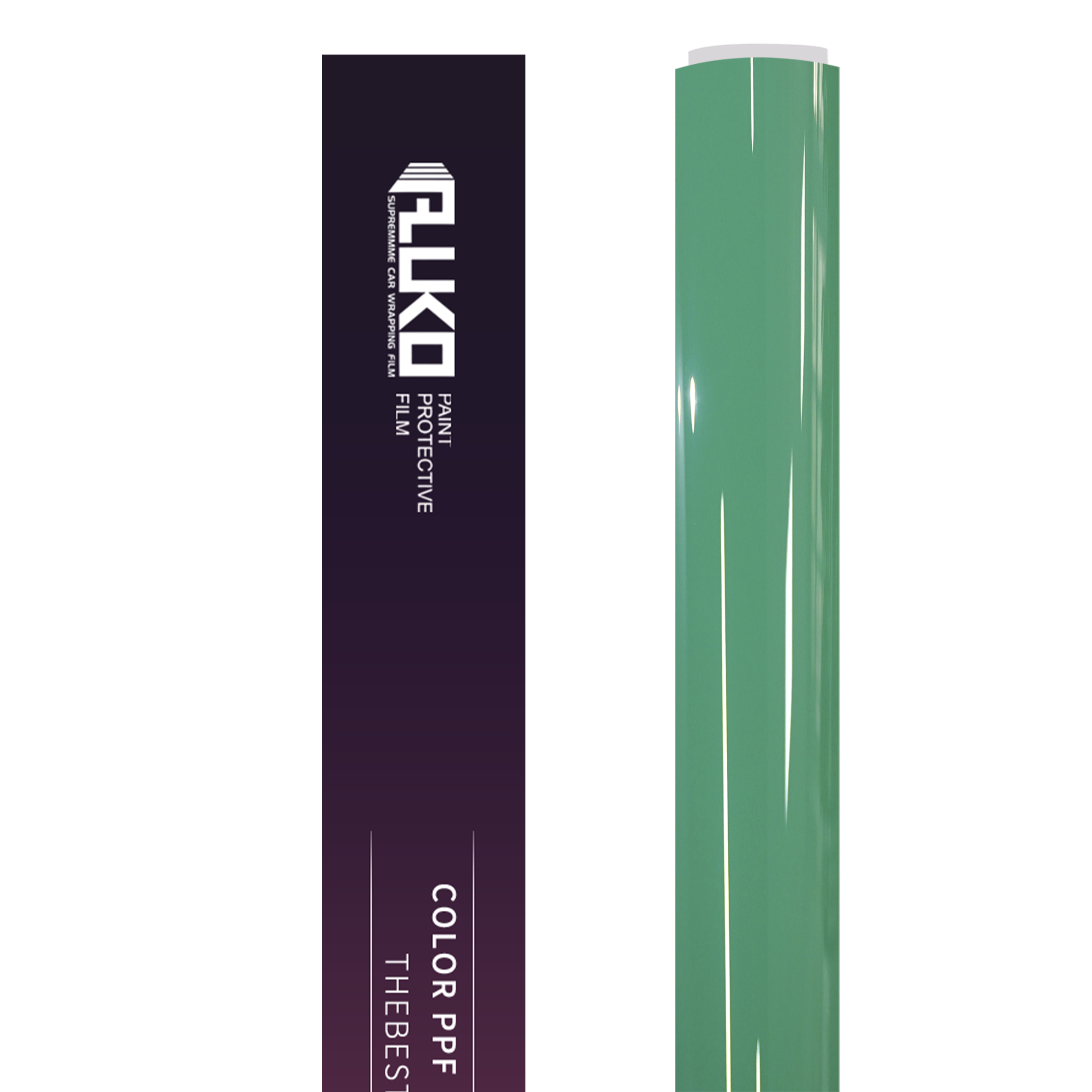 TPU Glossy Vintage Green Colored PPF Paint Protection Film