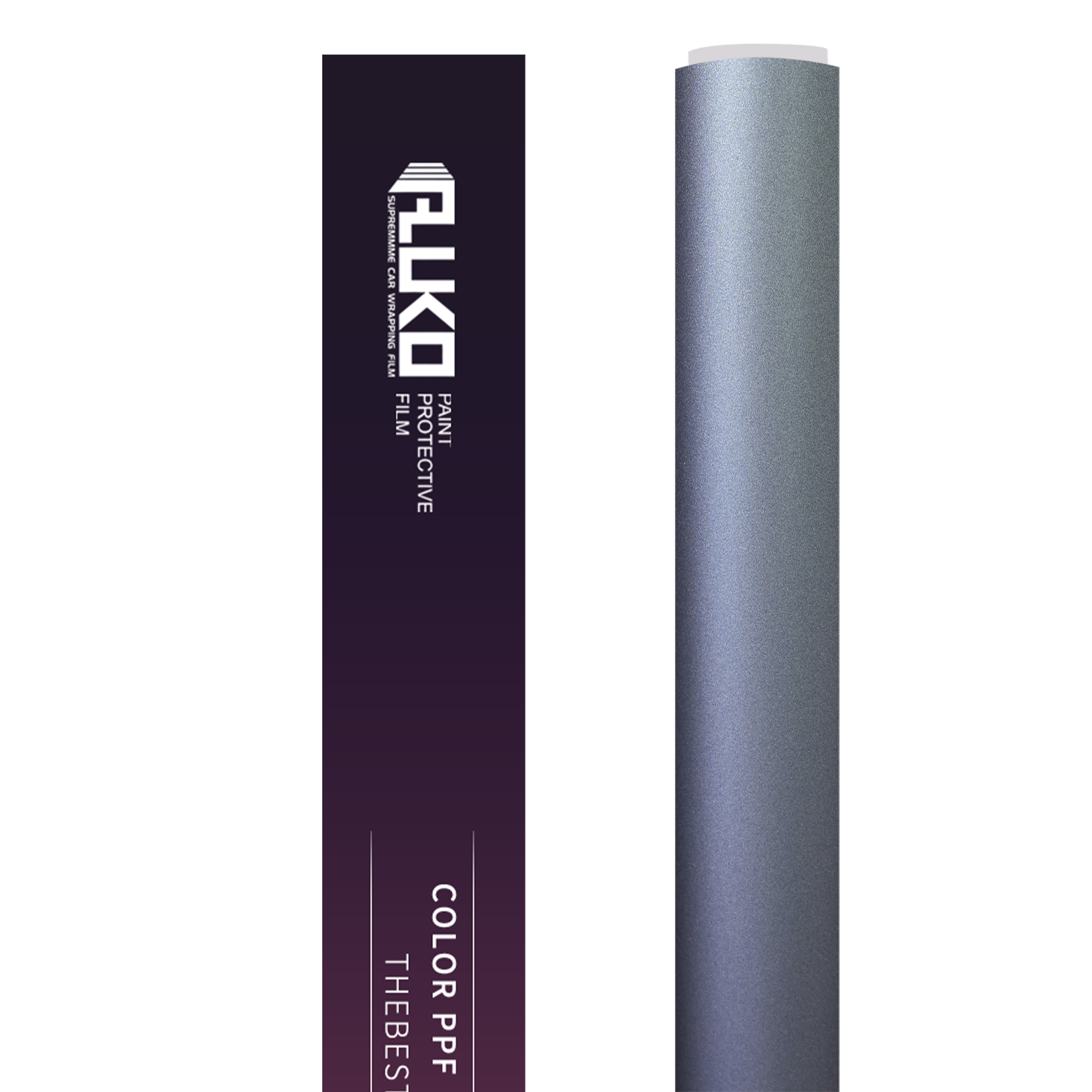 TPU Matte Capri Gray Purple Colored PPF Car Paint Protection Film