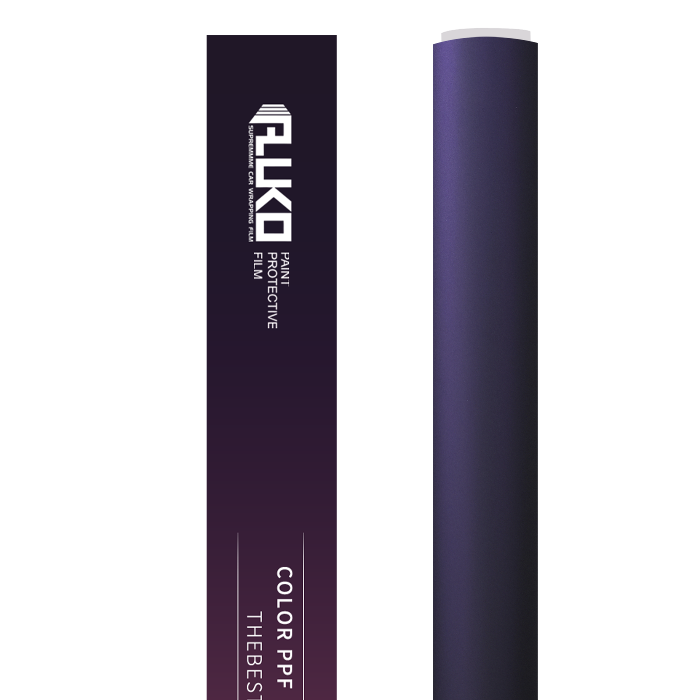 TPU Matte Ghost Midnight Purple Colored PPF Paint Protection Film
