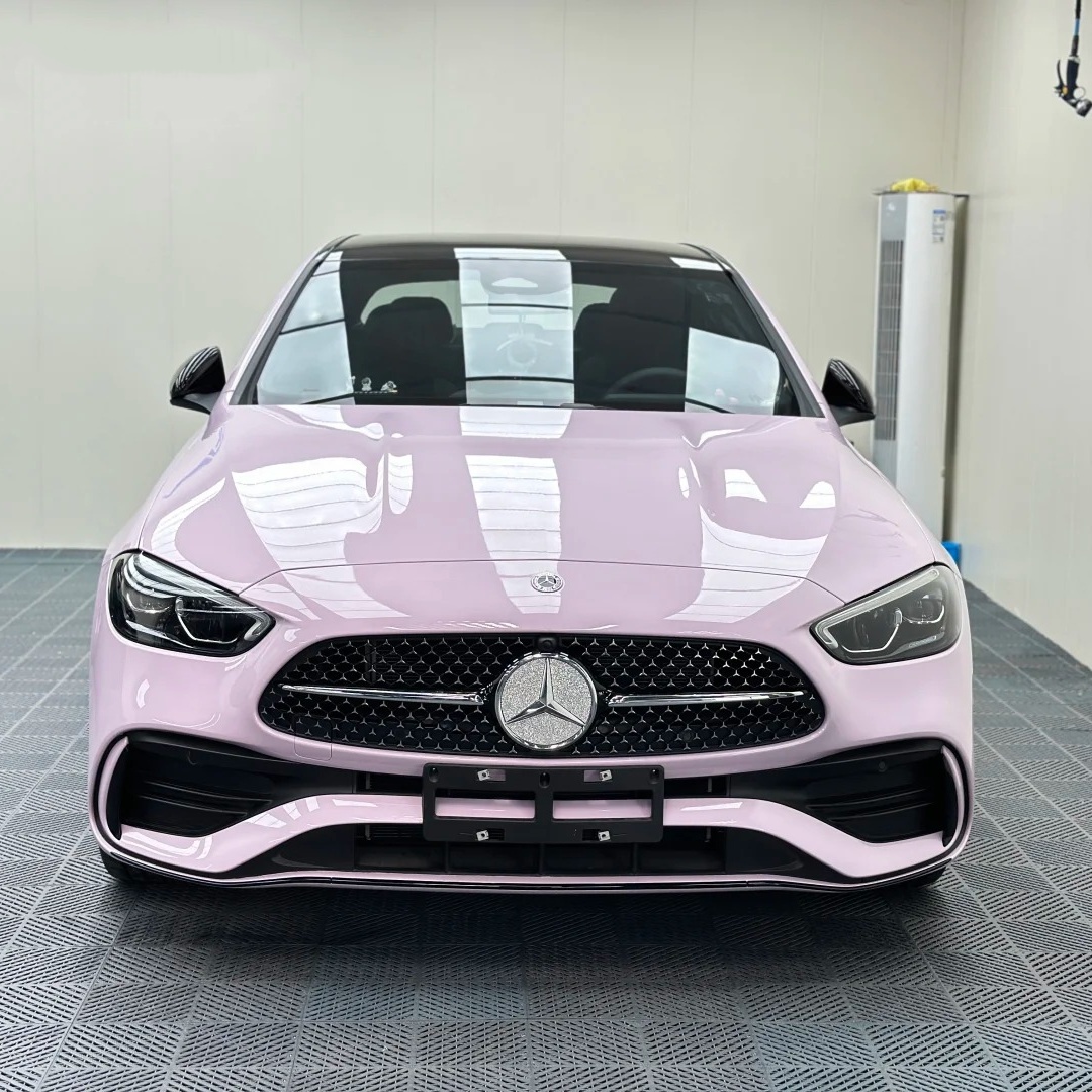 Lilac Purple Car Wrap