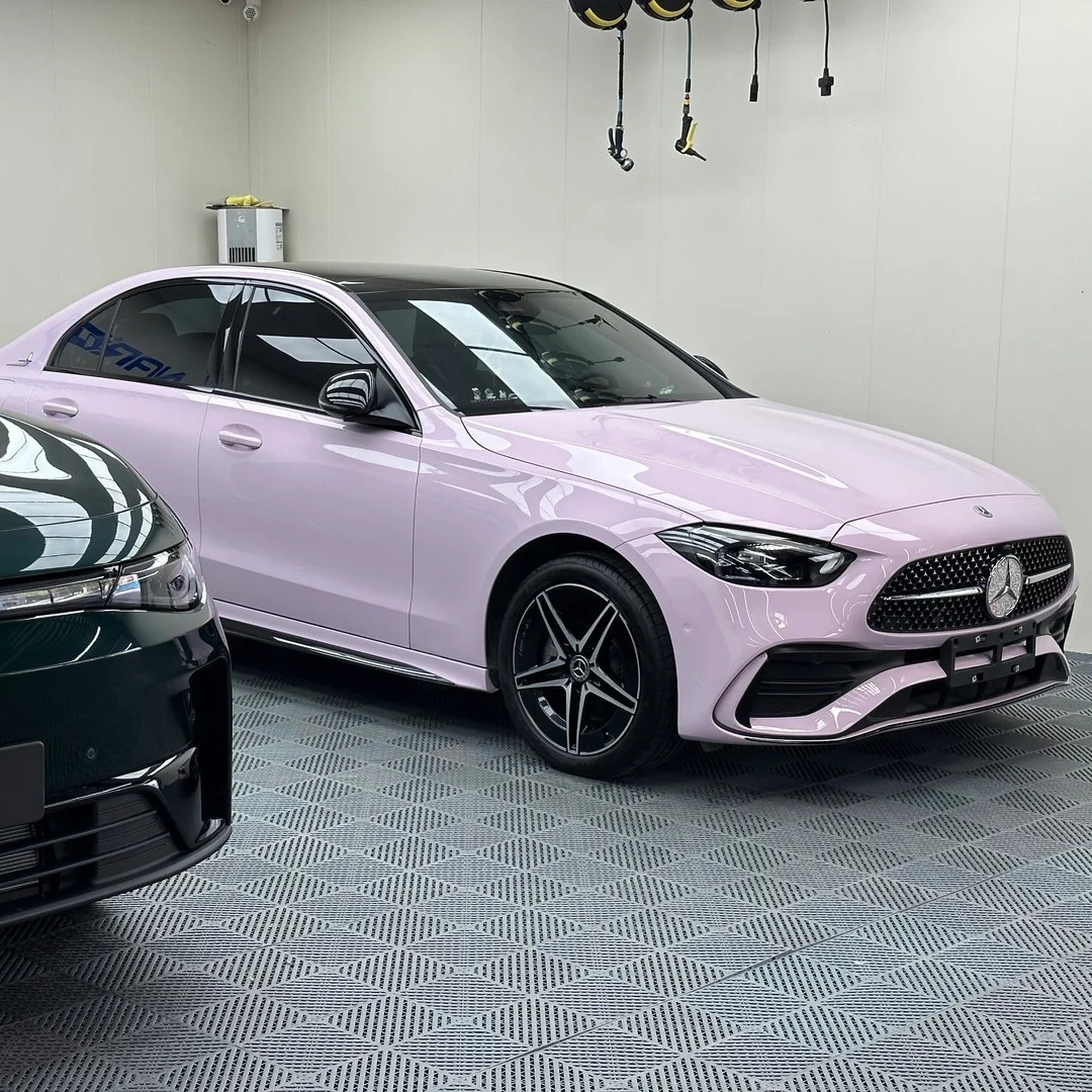 Lilac Purple Car Wrap