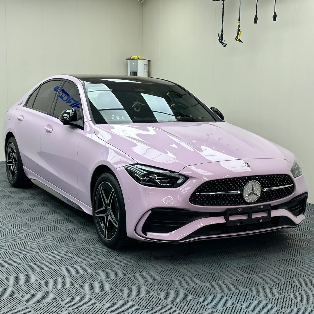 Lilac Purple Car Wrap