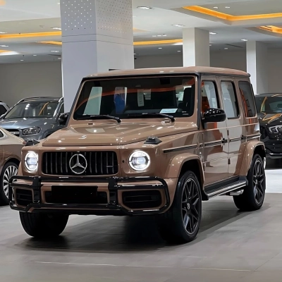 Gloss Mocha Brown Car Vinyl Wrap PET 02