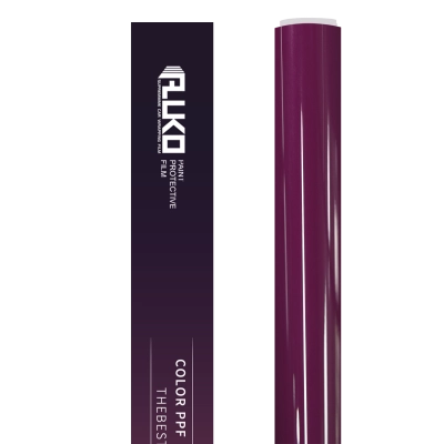 TPU Gloss Brilliant Magenta Colored PPF Paint Protection Film 02