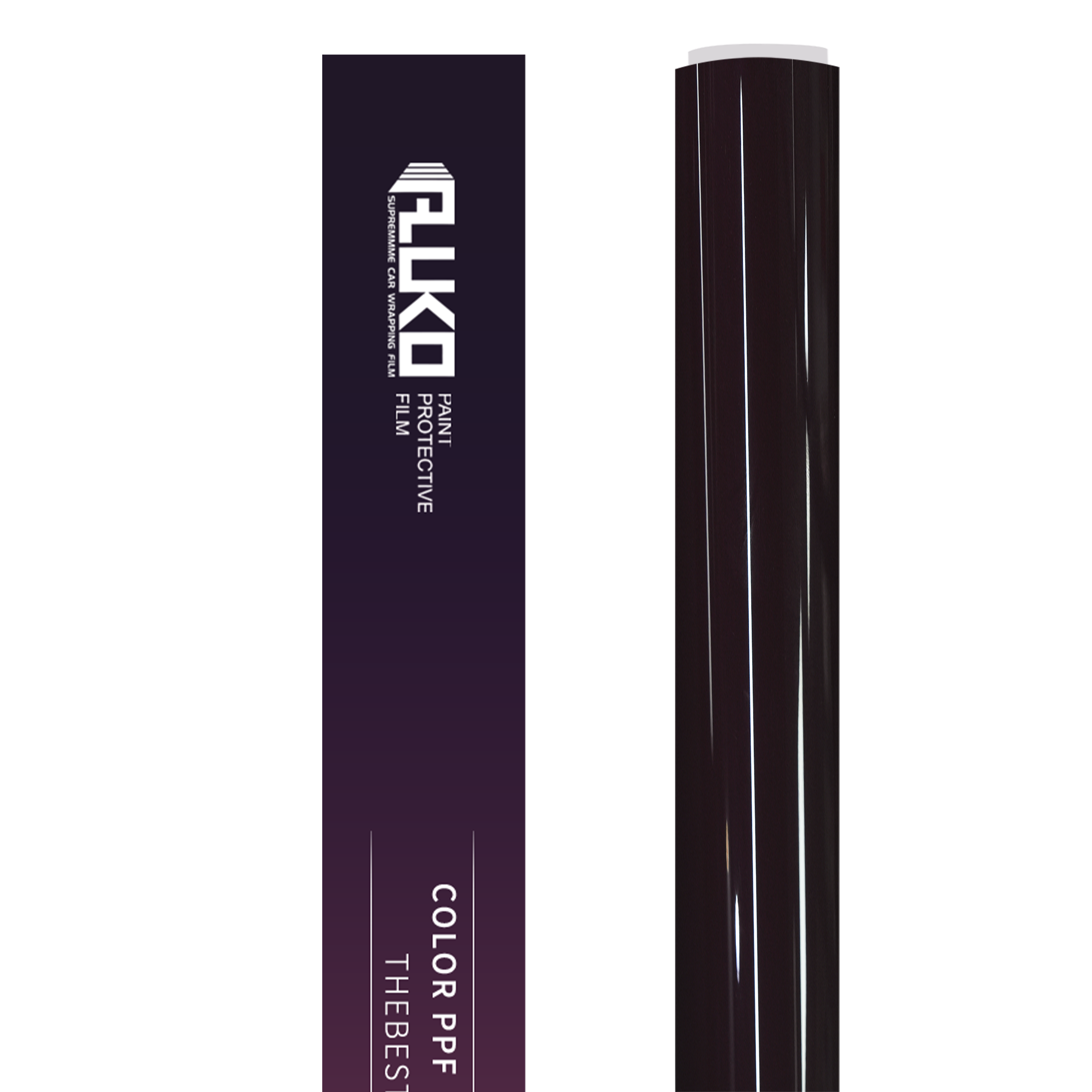 TPU Gloss Burgundy Red Paint Colored PPF Paint Protection Film