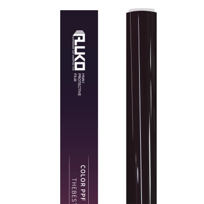 TPU Gloss Burgundy Red Paint Colored PPF Paint Protection Film 02