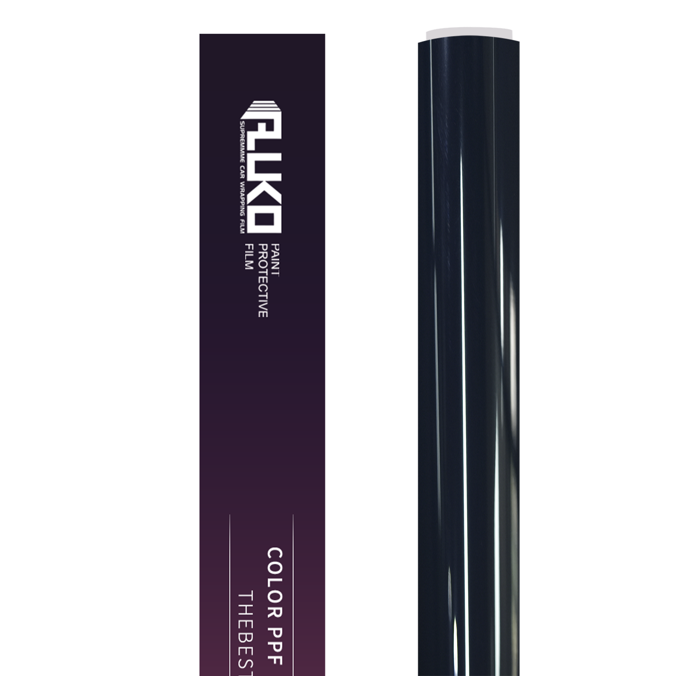 TPU Gloss Crystal Sapphire Blue Colored PPF Paint Protection Film