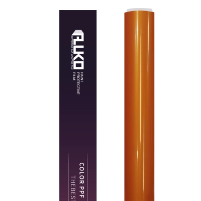 TPU Gloss Metallic Fiery Orange Colored PPF Paint Protection Film 02