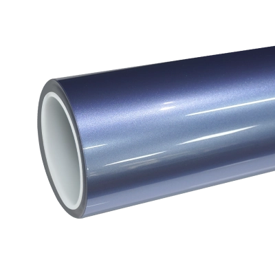 TPU Gloss Metallic Mist Blue Colored PPF Paint Protection Film 01