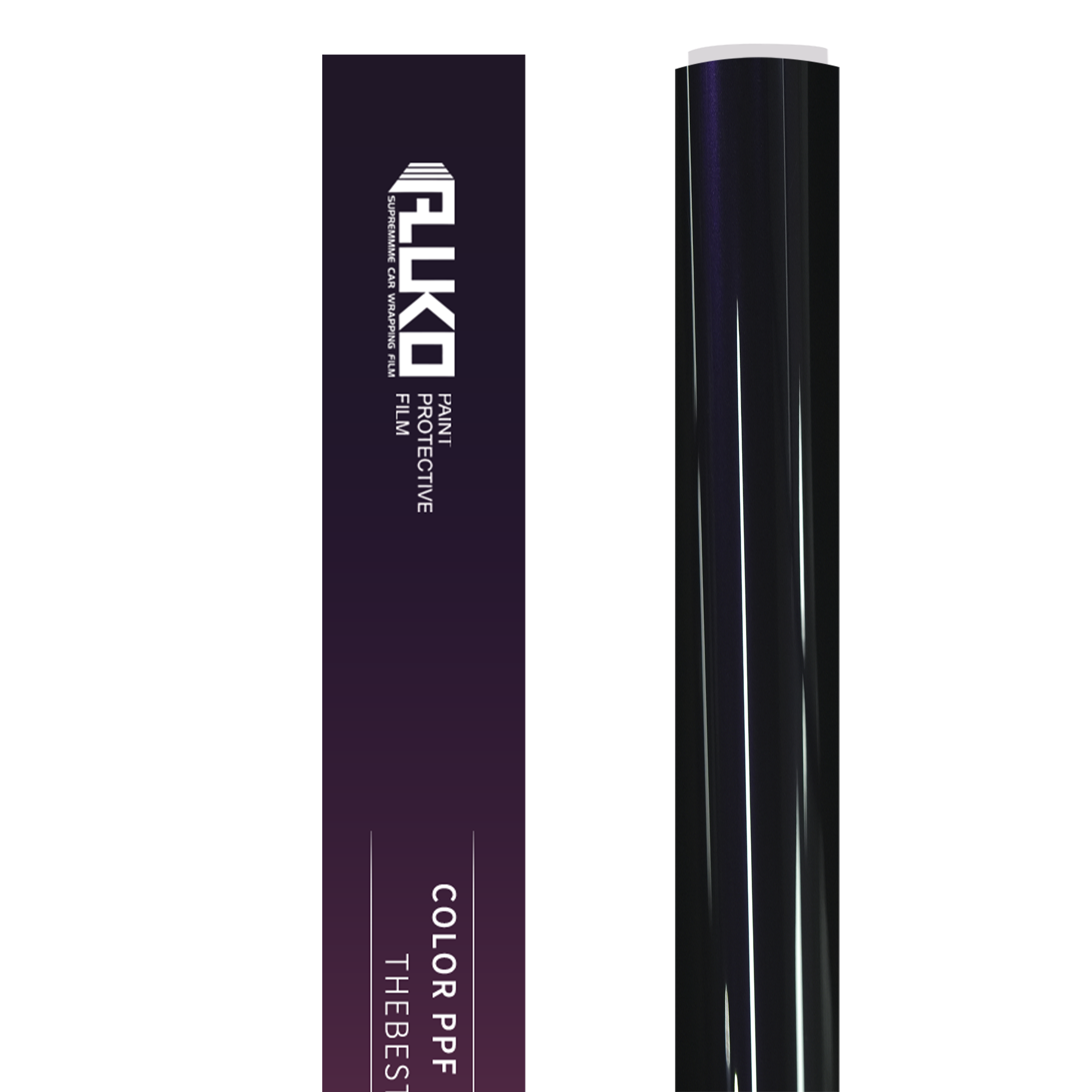 TPU Gloss Metallic Super Purple Colored PPF Paint Protection Film