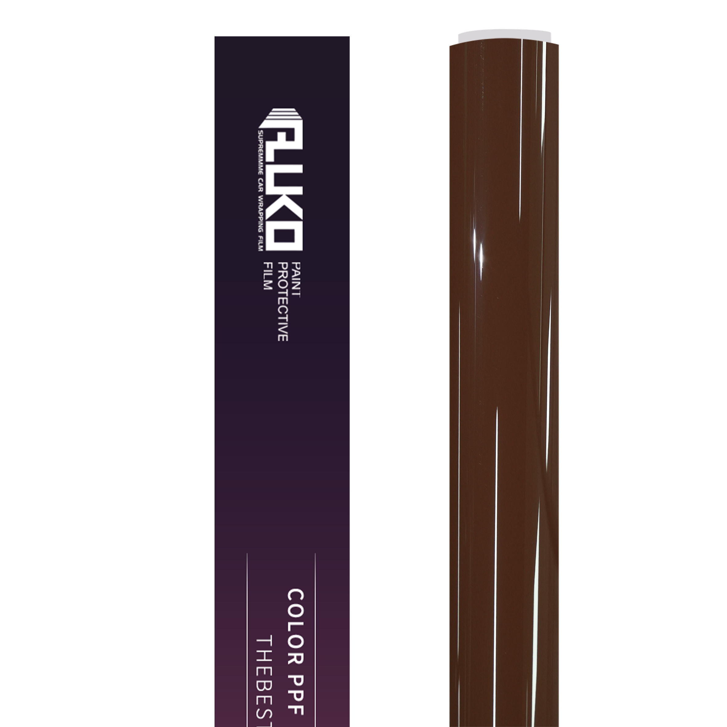 TPU Gloss Paint Chocolate Colored PPF Paint Protection Film