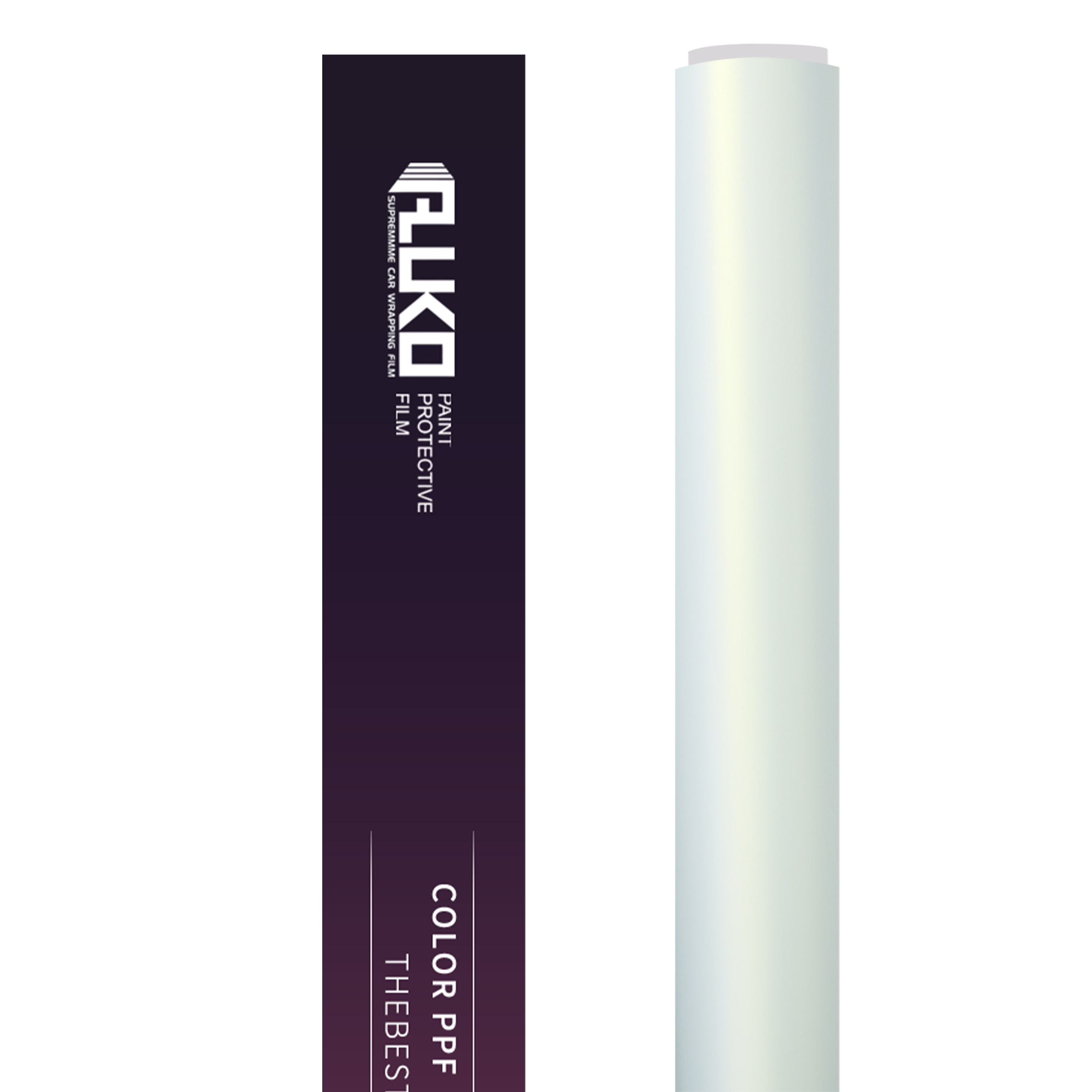 TPU Matte Metallic Chameleon Gold White Colored PPF Car Paint Protection Film