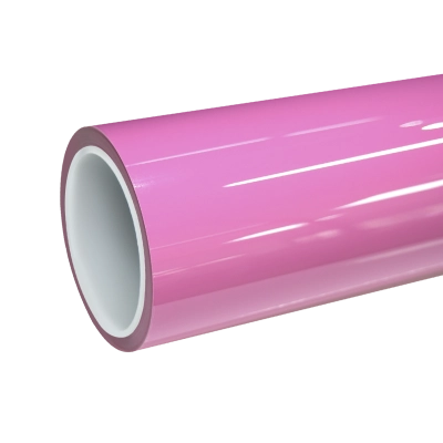 TPU Gloss Romantic Pink Color PPF Paint Protection Film  01