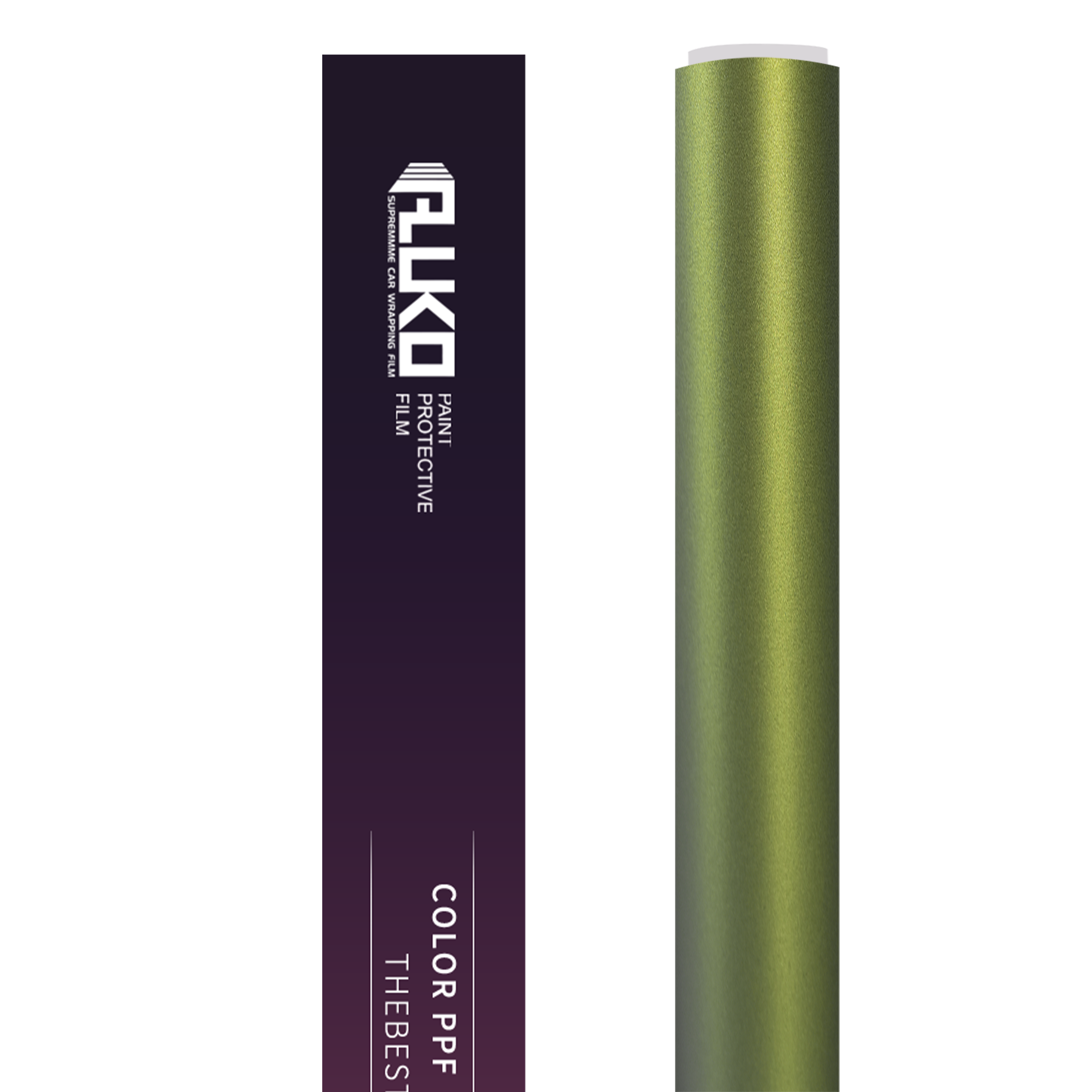 TPU Matte Metallic Green Tea Colored PPF Paint Protection Film