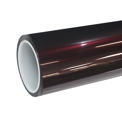 TPU Gloss Metallic Plum Red Colored PPF Paint Protection Film 01