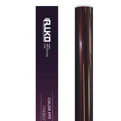 TPU Gloss Metallic Plum Red Colored PPF Paint Protection Film 02
