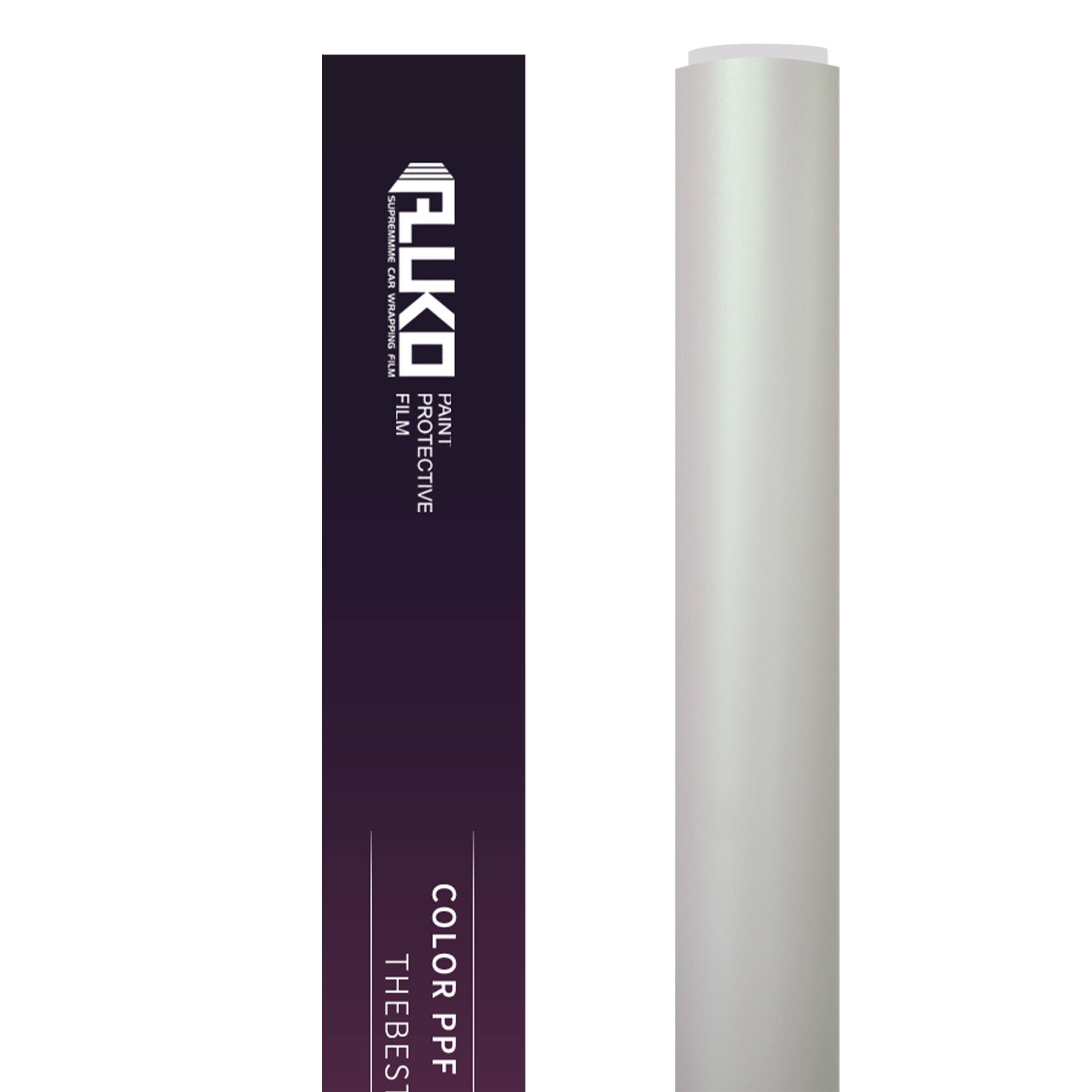 TPU Matte Chameleon Aurora White Colored PPF Paint Protection Film