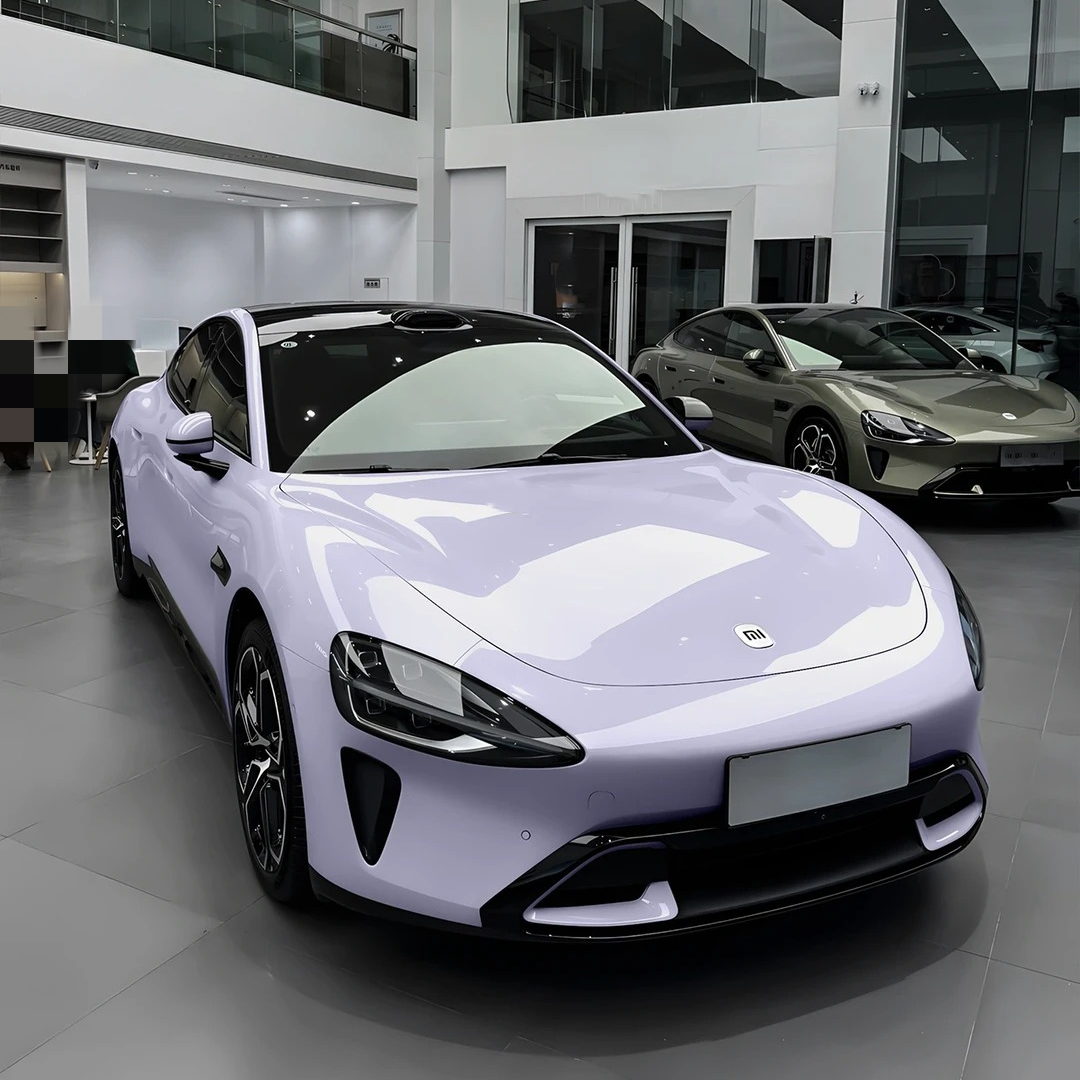 Gloss Crystal Misty Purple Car Vinyl Wrap PET