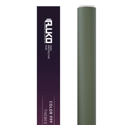 TPU Satin Khaki Green Colored PPF Paint Protection Film 02