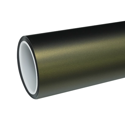TPU Satin Gold Green Colored PPF Paint Protection Film 01