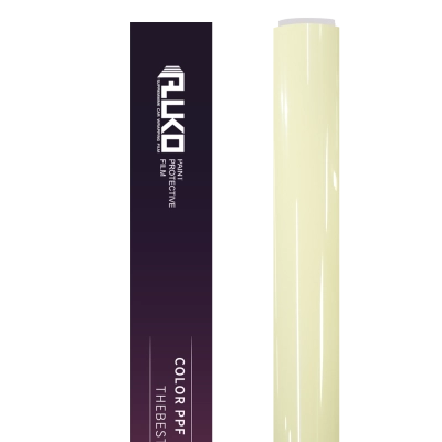 TPU Gloss Cream Yellow Colored PPF Paint Protection Film 02