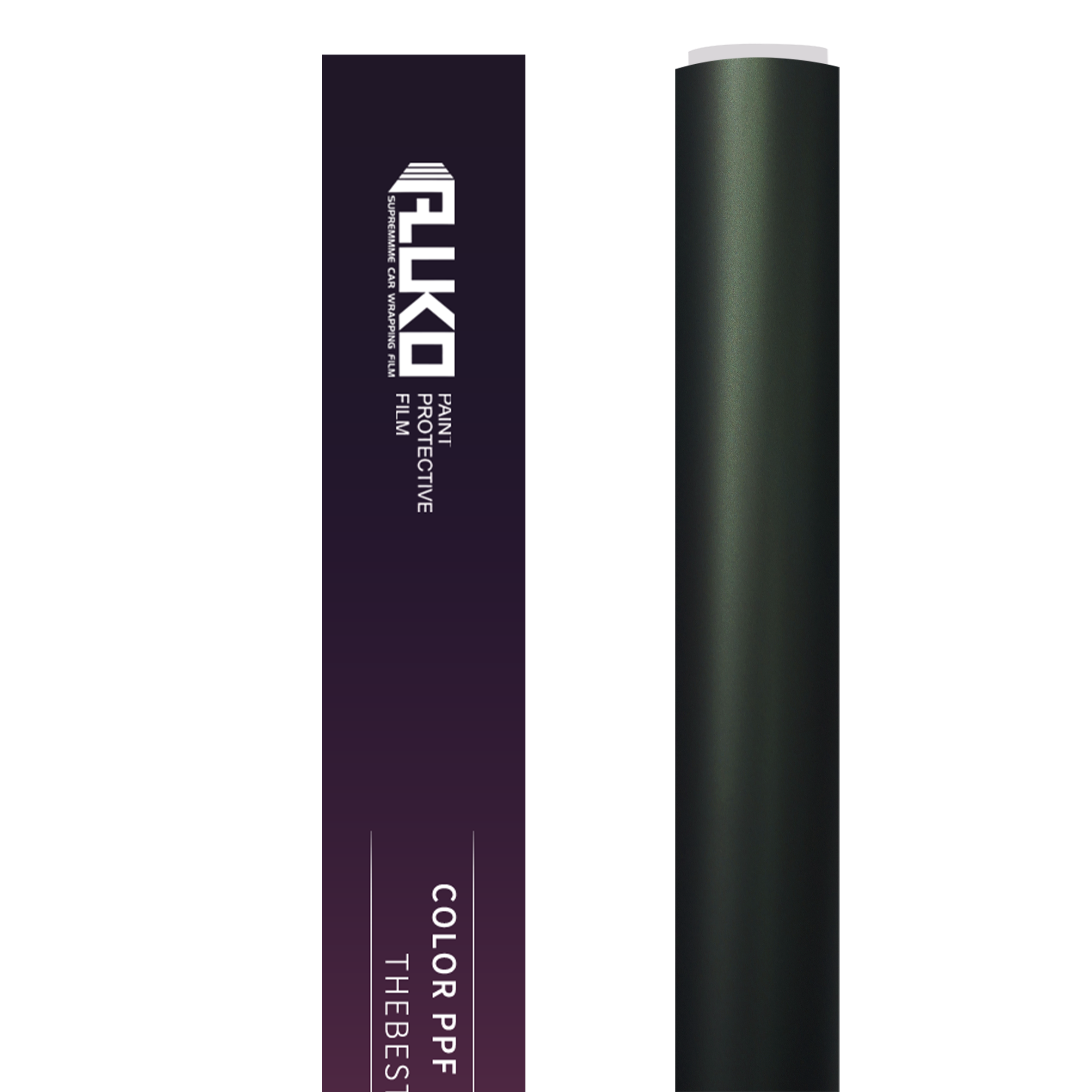 TPU Matte Ghost Metallic Dark Green Colored PPF Paint Protection Film