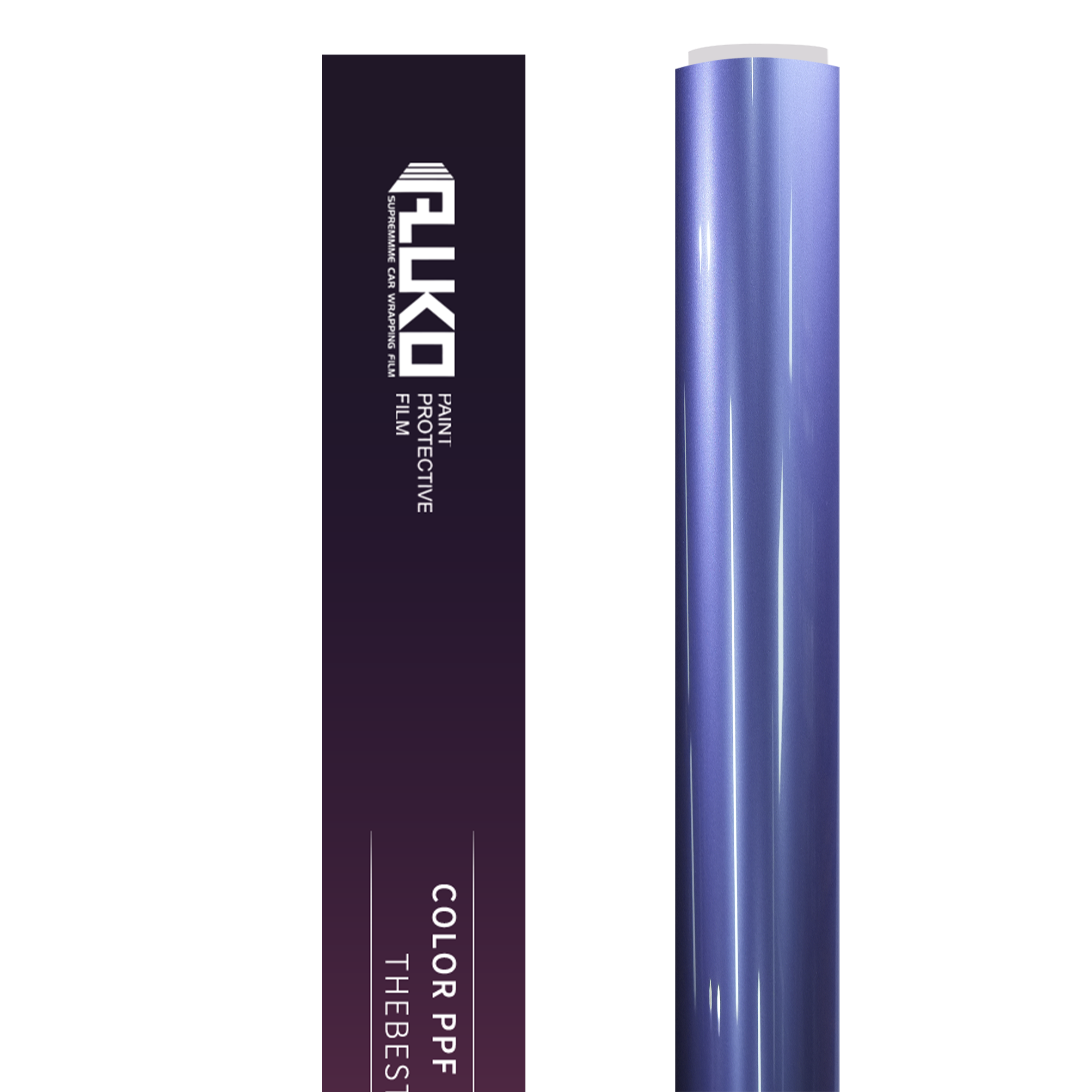 TPU Gloss Crystal Rosemary Purple Colored PPF Paint Protection Film