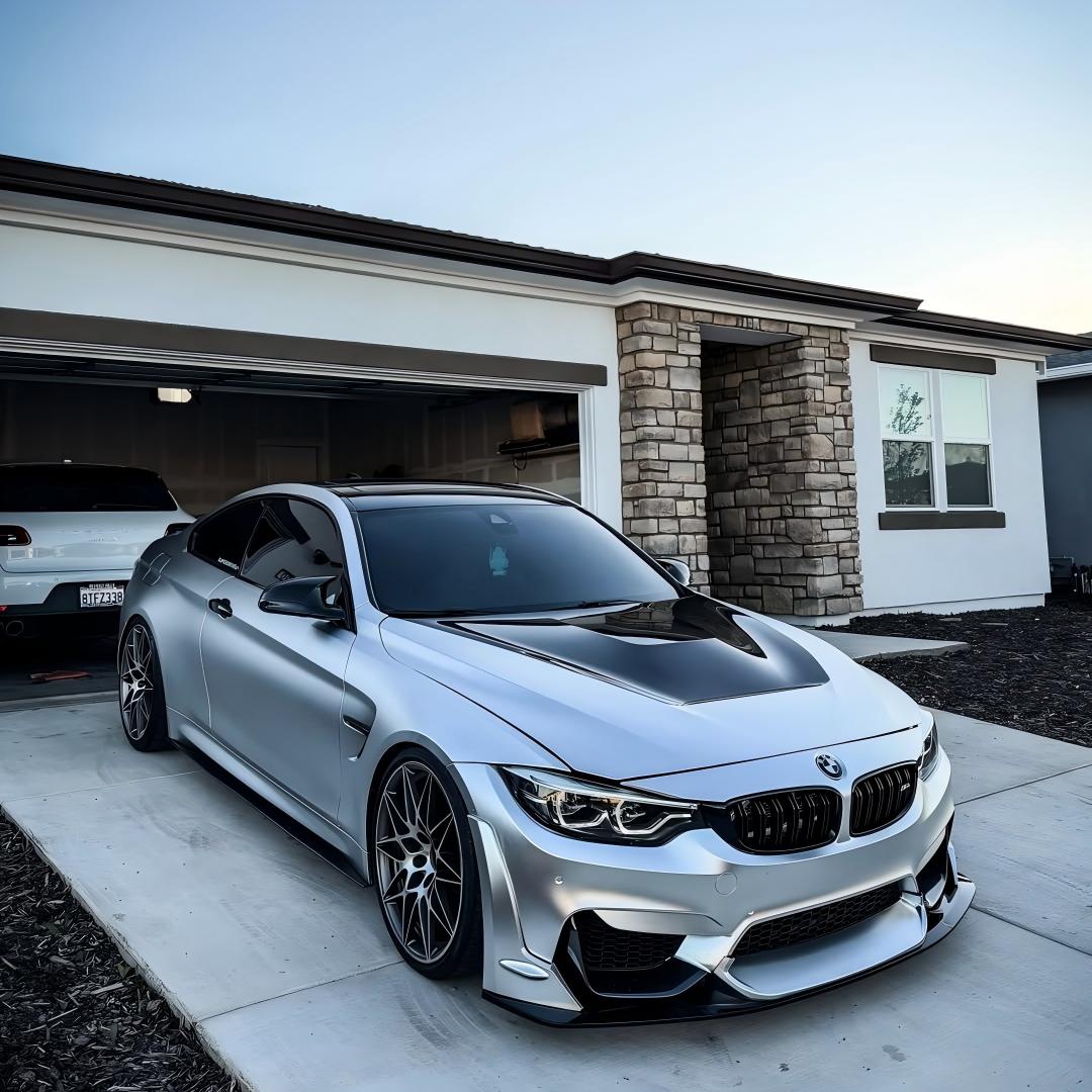 Matte Satin Chrome Silver Car Vinyl Wrap 