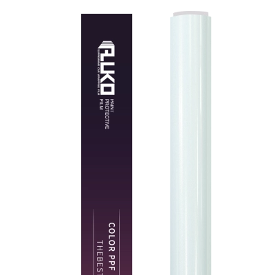 TPU Gloss Diamond White Gold Colored PPF Paint Protection Film 02