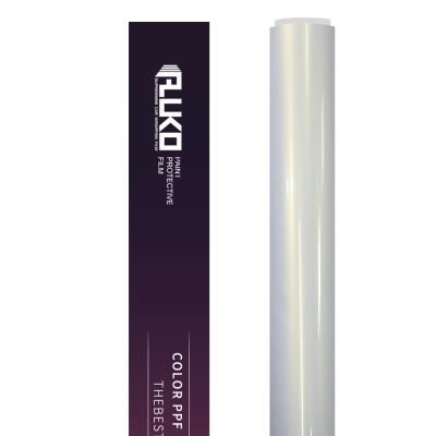 TPU Gloss Metallic Chameleon Gold White Colored PPF Paint Protection Film 02