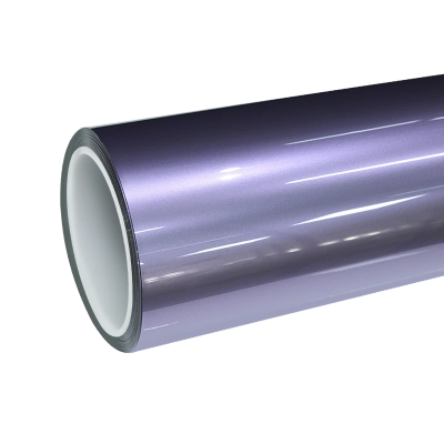 TPU Gloss Metallic Deep Violet Purple Colored PPF Paint Protection Film 01