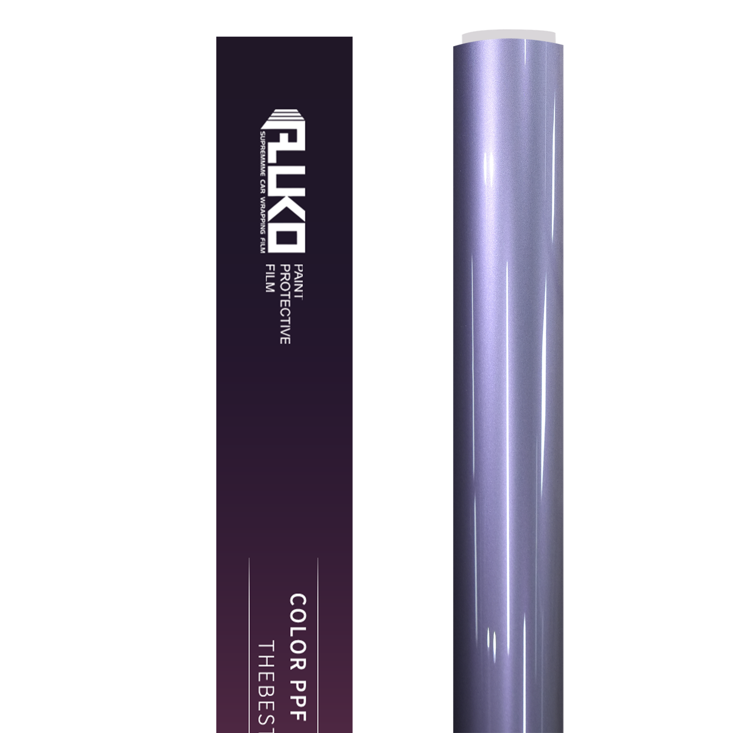 TPU Gloss Metallic Deep Violet Purple Colored PPF Paint Protection Film