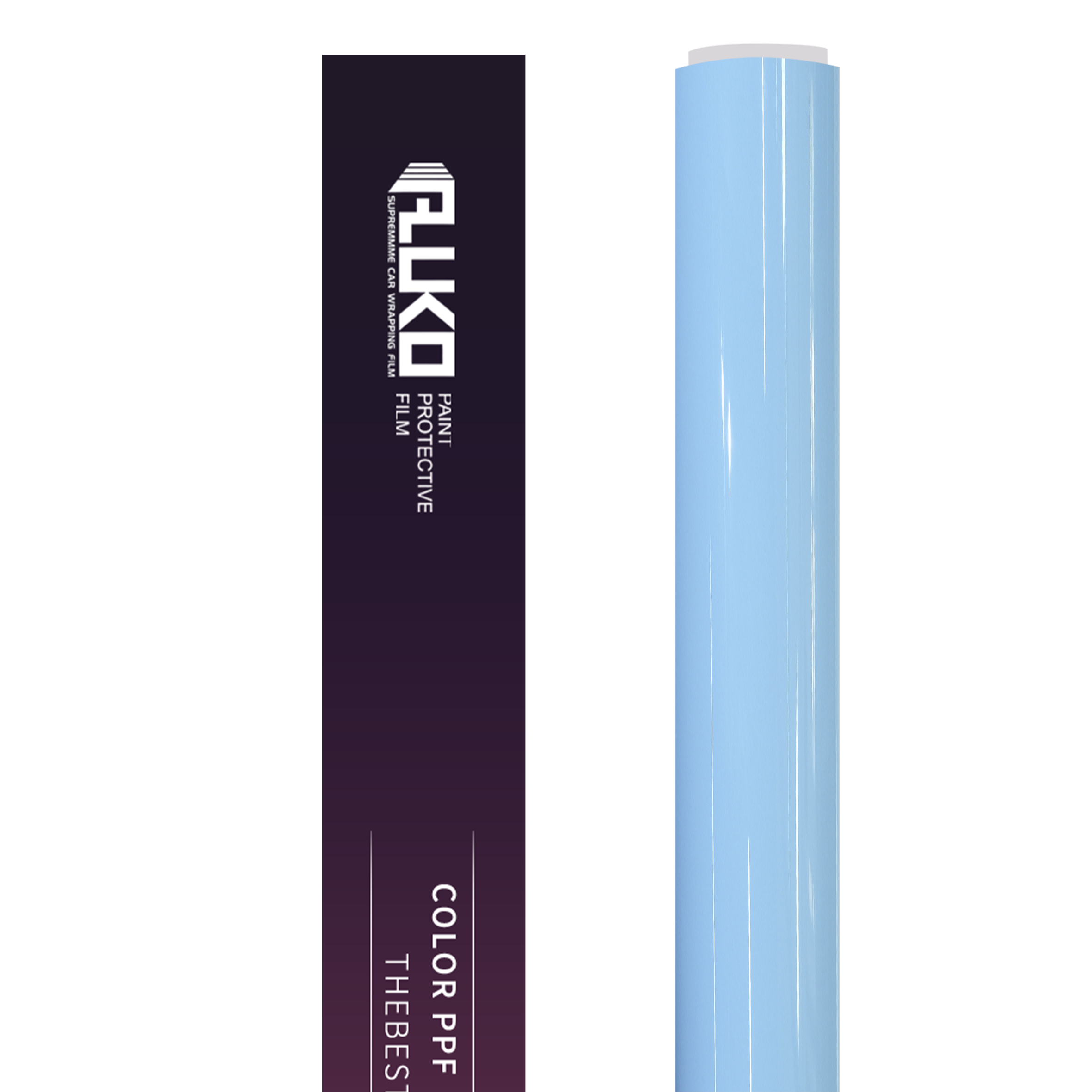 TPU Gloss Zandvoort Blue Colored PPF Paint Protection Film