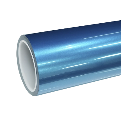 TPU Gloss Metallic Canel Bay Blue Colored PPF Paint Protection Film 01