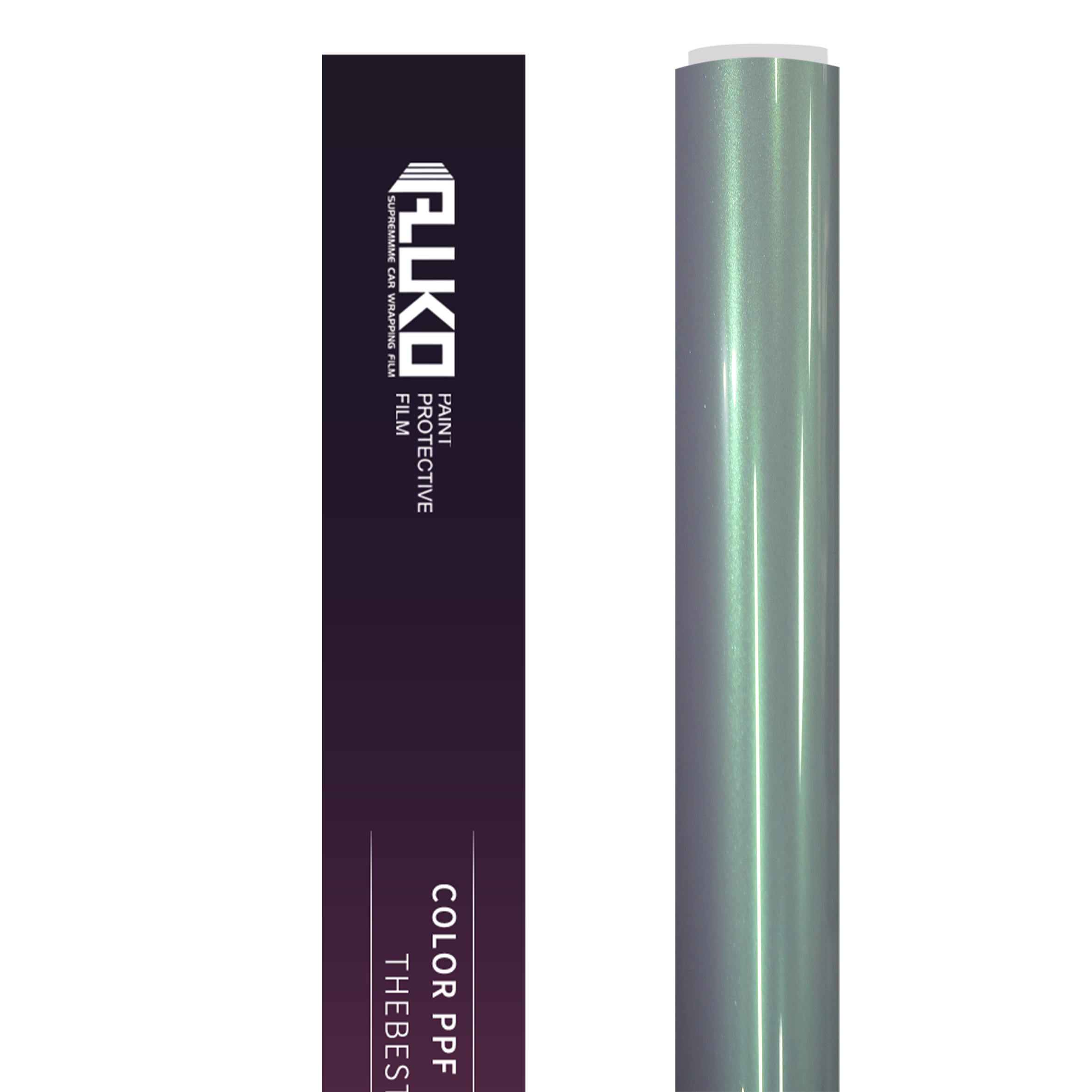 TPU Gloss Metallic Chameleon Green Grey Colored PPF Paint Protection Film