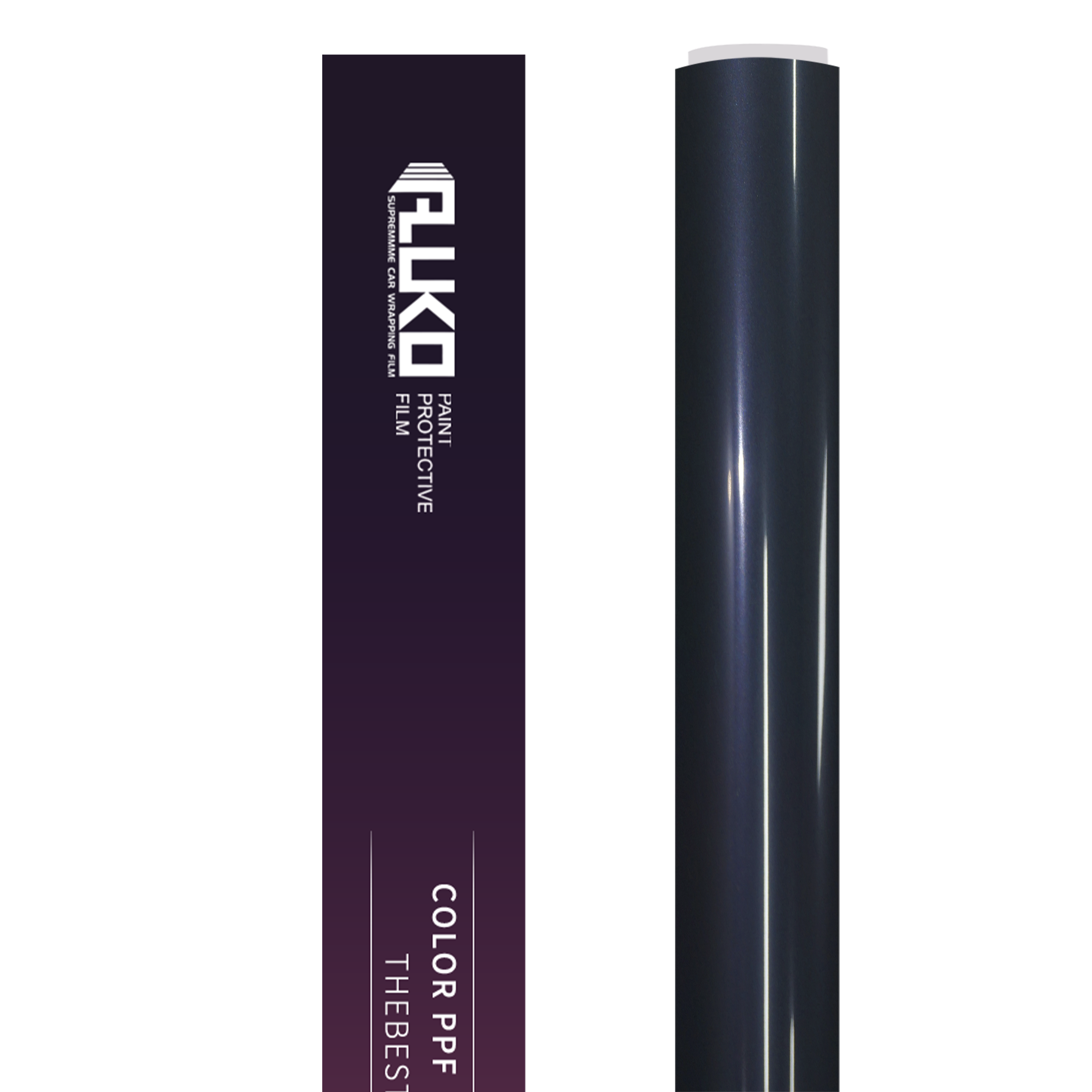 TPU Gloss Metallic Antarctic Star Blue Colored PPF Paint Protection Film