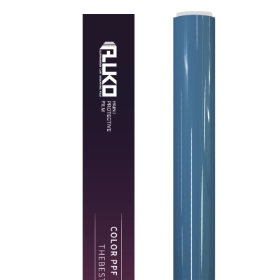 TPU Gloss Tuscany Blue Colored PPF Paint Protection Film 02
