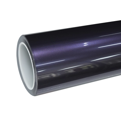 TPU Gloss Metallic Violet Grey Purple Colored PPF Paint Protection Film 01
