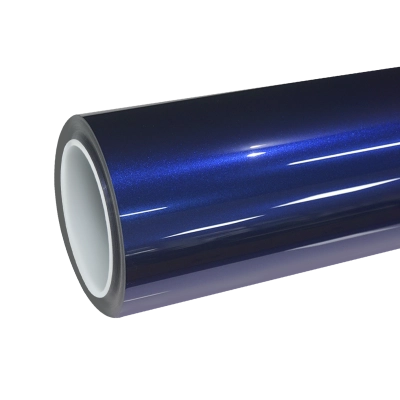 TPU Gloss Metallic Gentian Blue Colored PPF Paint Protection Film 01