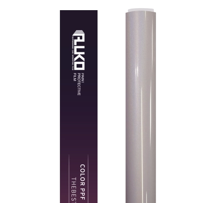 TPU Gloss Metallic Rainbow Laser Light Pink Colored PPF Paint Protection Film 02