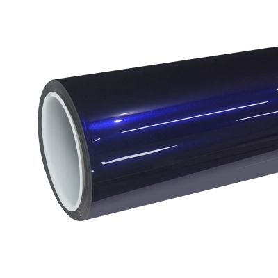 TPU Gloss Metallic Royal Blue Colored PPF Paint Protection Film 01